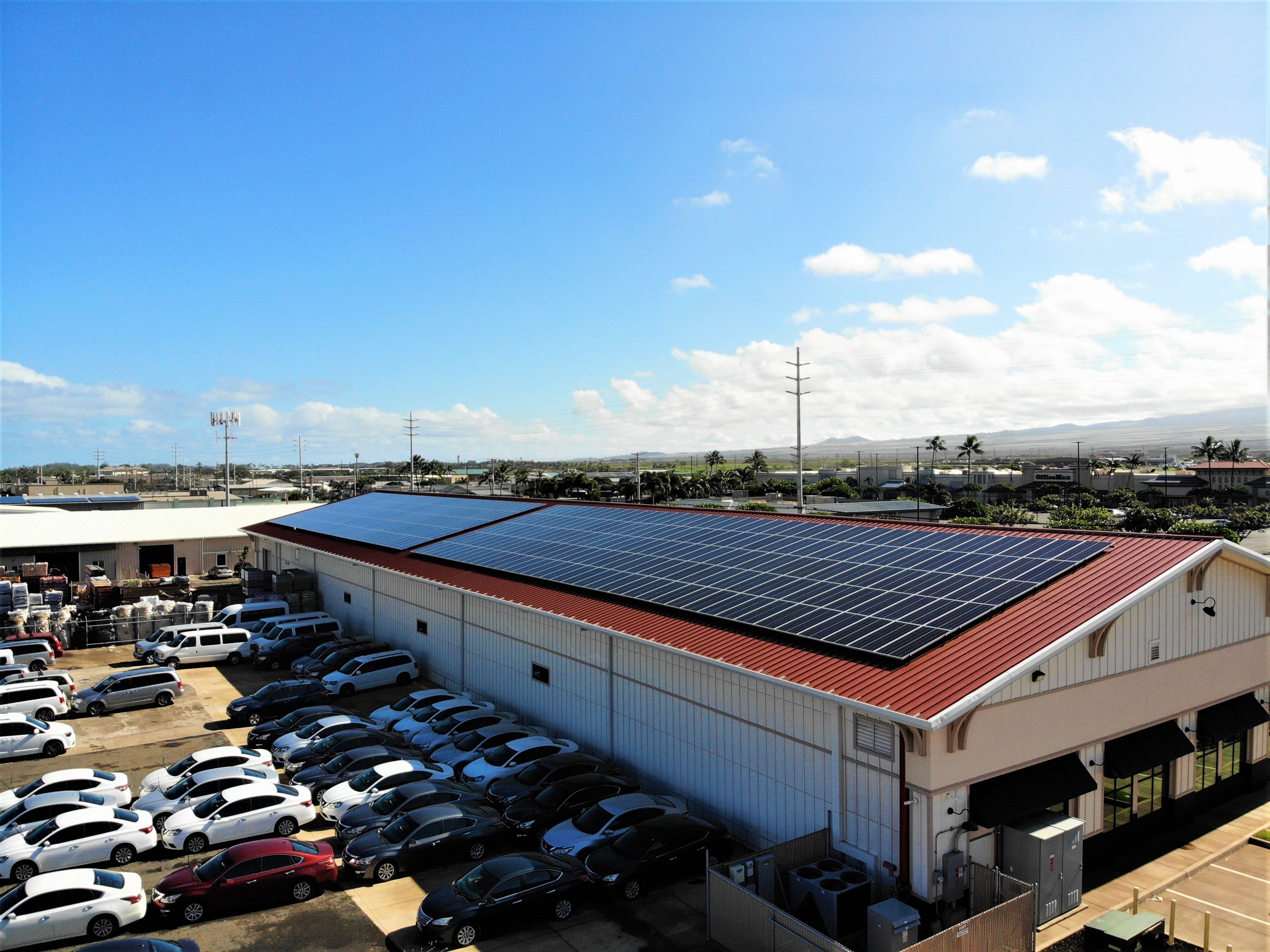 C. S. Wo (Ashley Furniture) Building Hawaii Pacific Solar